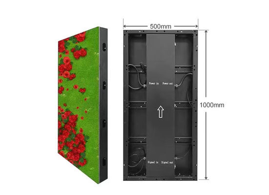 IP68 LED Floor Screen Tile LED Ground Screen P3.91 500x1000mm 1920hz Pressão de 2 toneladas