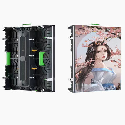 Alumínio 3840hz Screen Outdoor Rental P2.976 500*500 Painel Hard Link Front Fixing Curve LED Screen