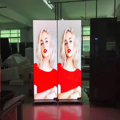 P2.5 Ecrã de cartaz LED do gabinete de ferro Ecrã LED inteligente 640 * 1600 3840hz Interior