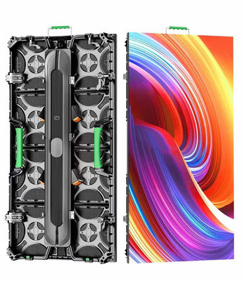 P3.91 Exterior 500*1000 Ecrã LED Curva de ligação Curva de bloqueio Manutenção frontal magnética 3840Hz 220v 110v