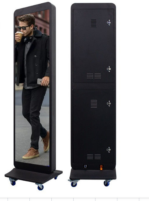 1500mm Wifi Control Poster LED Display Alumínio 960*1920 P2.5 Exterior 1920hz