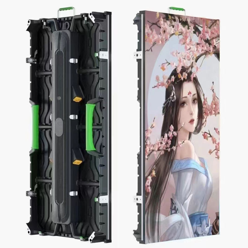 P3.91 500*1000 Ecrã LED alugado ao ar livre 1920hz Manutenção magnética de ligação dura